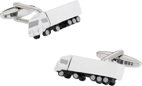 Tractor Trailer 18 Wheeler Cufflinks...