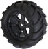 Lovermusic 4PCS 1/16 RC Crawler Truck Off Roader Rubber Tires and Rims, 3.35x1.65inch Rock Climbing Tires...