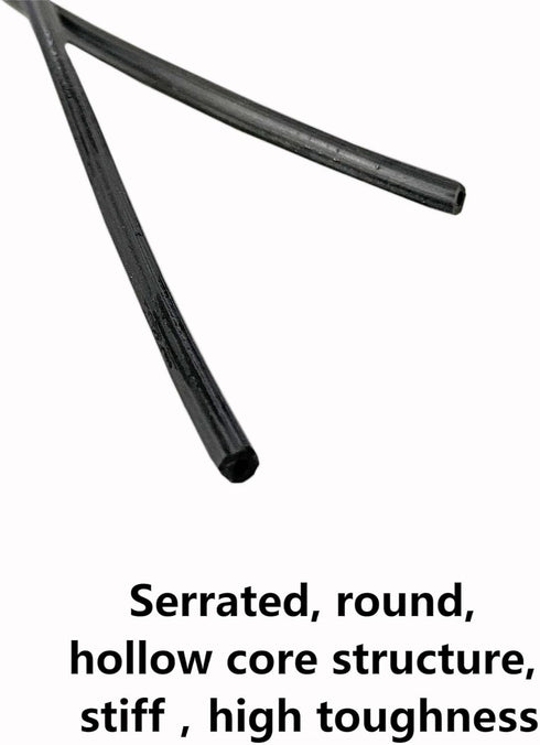 FLYZZZ Window Screen Spline, 0.175" x 100' Window Screen Retainer Spline, Round?Black?Window Screen Repair Tool...
