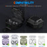 for Samsung Galaxy Buds 2 Pro/Buds Pro/Buds Live/Buds 2 Case Cover/Galaxy Buds FE (2023),with Anti-Drop Lock That Doubles as a Phone Stand,Black.....
