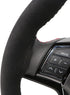 16.5 Inch Universal Suede Car Steering Wheel Cover with Needle & Thread, Skidproof Automobile Handlebar Fuzzy Material Covers Protecting Vehicle S...
