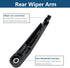 Rear Windshield Wiper Arm with Wiper Blade for Chevrolet Spark 2016-2022 Rear Windshield Back Wiper Arm Blade Replacement OEM # 95391372, 95391371...