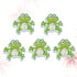 Healifty 50Pcs DIY Wooden Buttons,Sewing Buttons Frog Buttons 2 Holes Buttons Animal Buttons for Sewing DIY Craft Multicolored...