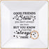 Friend Gifts for Women - Ceramic Ring Trinket Dish Jewelry Tray - Birthday for Her Best Friends Female - Friendship Gifts for Women Friends - Good...