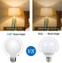 6 Pack G25/G80 Globe LED Bulb, Warm White 2700K Dimmable LED Globe Bulb, 5W Equivalent 40W LED Globe Light Bulbs, CRI 90+, Milky Glass, LED Bulb f...