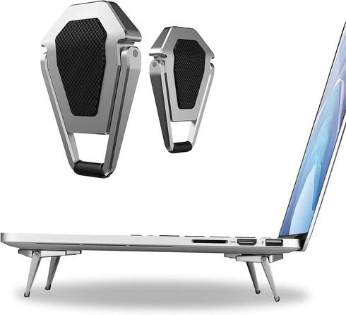 Portable Invisible Laptop Stand, Mini Aluminum Cooling Pad,Computer Keyboard Mount Kickstand,Ergonomic Lightweight Laptop Desk Stand (1pack?2pcs?)...