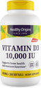 Healthy Origins Vitamin D3 10,000 IU (Non-GMO, High Potency, Bone Support, Immune Support, Gluten Free), 360 Softgels...