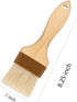 Pastry Brush,2 inch Basting Brush for Cooking and Baking,Natural Bristle Food Brush for Oil & Sauce,No Bristles off,Easy Clean,Durable Kitchen Mar...