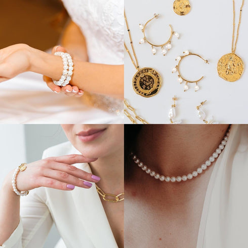 800 Pcs White Pearl Beads for Jewelry Making Pearls Bracelet Kit Loose Spacer Bead for Bracelets Necklace Crafts DIY 4mm 5mm 6mm 8mm 10mm Round Cr...