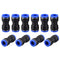 14mm Quick Fitting, 35/64” OD Push to Connect Pipe Tube Straight Fittings, Pneumatic Air Line Connector 10Pcs...