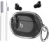 Beats Studio Buds/Studio Buds Plus Case Cover Clear 2021/2023 Men Lock Clip with Clean Kit, GARTOO Protective Case and Clean Pen Compatible with B...