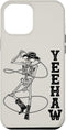 iPhone 14 Plus Western Cowboy Skeleton Yeehaw Rodeo Southern Country Music Case...