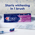 Crest 3D White Advanced Luminous Mint Teeth Whitening Toothpaste, 3.7 oz Pack of 4 - Helps Remove Surface Stains, Whitens Teeth, Strengthens Tooth...