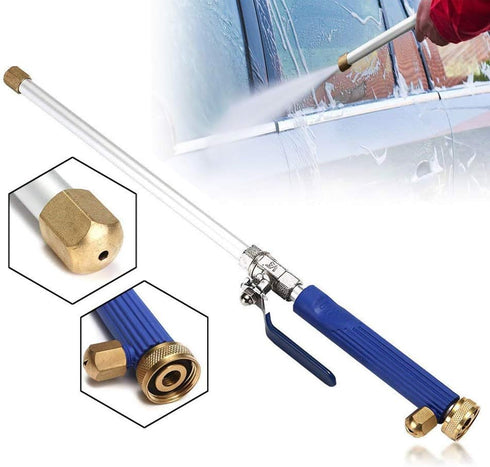 Hydro Jet High Pressure Washer Wand, Portable High Pressure Water Gun, Extendable Washer Sprayer with 2 Water Hose Nozzle for Garden Hose, Foam Ca...