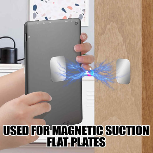 10 Pcs Adhesive Thin Metal Plates (Compatible with Magnetic Mounts), Magnet Phone Metal Plate for Magnetic Mount, Metal Plates for Phone Case, Met...