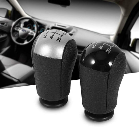 VGEBY Shift Knob, Car 5 Speed Shifter Knob Compatible for Focus Mondeo MK3 Mustang S-MAX Galaxy (Color : Gray)...