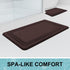 Grandaily Memory Foam Bath Mat Rug 24x16, Ultra Soft, Non-Slip and Absorbent Bathroom Rugs, Machine Wash Dry, Comfortable Bath Rug Carpet for Bath...
