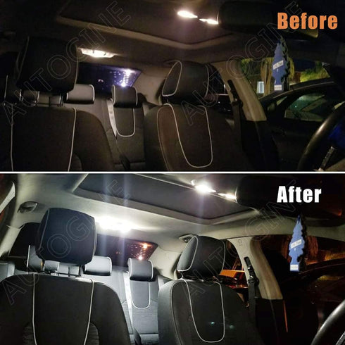 12 Piece White Interior LED Lights Kit for 2019 2020 2021 Dodge Ram 1500 2500 3500 Super Bright 6000K Interior LED Light Bulbs Package + Install T...