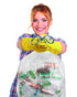 Ultrasac 39 Gallon 1.0 MIL Clear Drawstring Trash Bags - 33" x 40" - Pack of 70 - For Lawn & Leaf...
