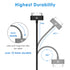 JETech USB Sync and Charging Cable Compatible iPhone 4/4s, iPhone 3G/3GS, iPad 1/2/3, iPod, 3.3 Feet (Black)...