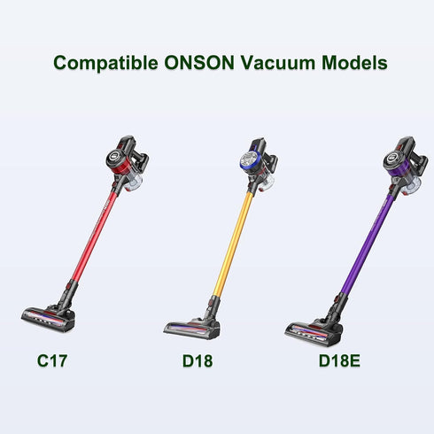 Vauum Charger Compatible with Onson C17 D18 D18E Pro Portable Handheld Stick Cordless Vacuum Cleaner Replacement for Onson ON-XCQ-P01 Power Cord....