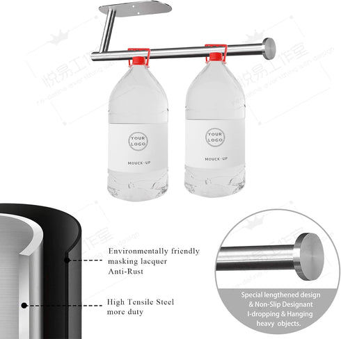 Paper Towel Holders,Paper Towels Rolls,Paper Bulk- Self-Adhesive Under Cabinet Wall Mount Countertop,Both Available in Adhesive and Screws,for Kit...