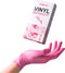 Disposable Gloves for Women, Pink Vinyl Gloves Disposable Latex Free for Cooking, Food Prep, Cleaning, Hair Dye, Tattoo, Medium Duty, Touch Screen...