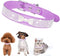 Bling Dog Collars for Small Dogs, Rhinestone Pet Collars, Pink Diamond Puppy Collar for XXS XS Small Medium Large Female Dogs Girl Cats,Purple L...