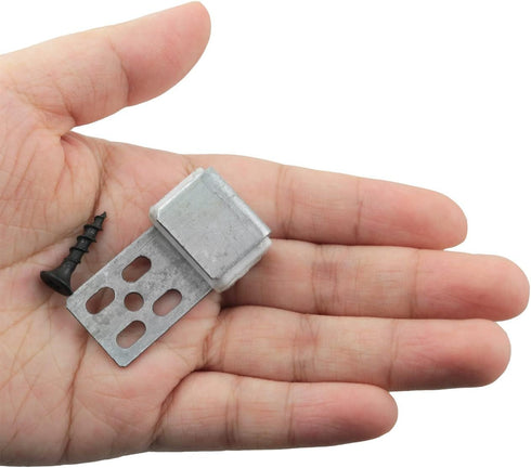 8pcs Couch Spring Repair Kit 5 Holes Fasteners Spring Buckle Spring Fixing Clip with 32pcs Mounting Screws for Sofa/Chair/Couch/Bed Spring Clips R...
