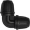 1/4" Drip Irrigation Fittings, 26 Pcs Lock Barbed Elbow Connectors for 1/4 Inch Drip Irrigation Tubing Drip Line 90 Degree Parts with Lock Nut for...