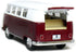 KiNSMART 1962 Volkswagen Classic Bus 1:32 Scale 5" Die Cast Metal Model Toy Car Maroon...