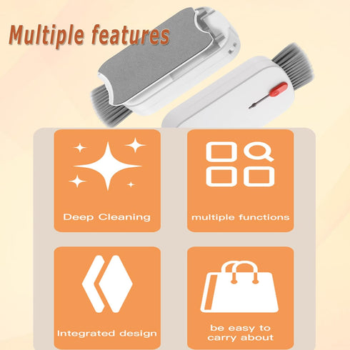 10-in-1 Laptop Screen Keyboard Cleaner Kit - Electronics Cleaning kit Tool for MacBook iPad iPhone Pro Cell Phone, Brush Tool for Tablet, Computer...