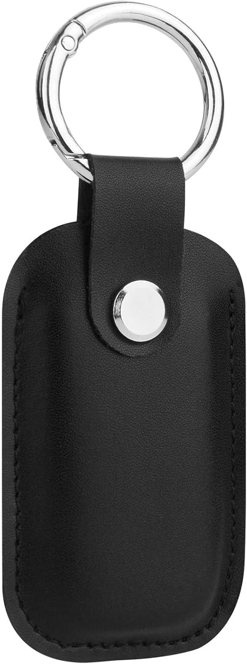 Compatible with Tile Pro 2022 Case, Microfiber Leather Holder Case Protective Cover with Key Ring for Tile Pro 2022 Tracker, 1 Pack (Black)...