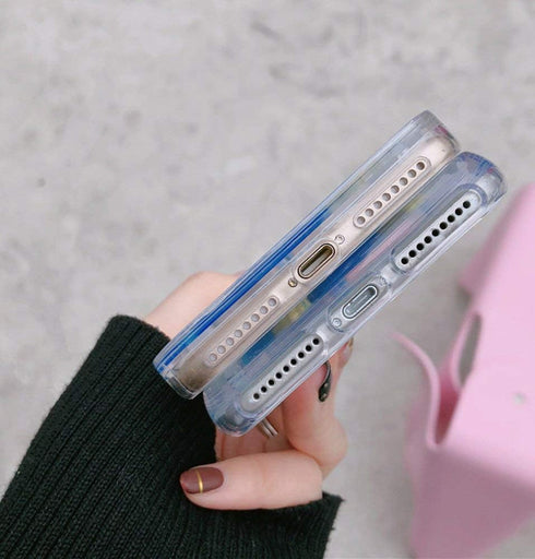 UnnFiko Liquid Case Compatible with iPhone 13 Pro Max, 3D Cool Quicksand Flowing Floating Bling Glitter Sparkle Soft Case for Girls Women (Three D...