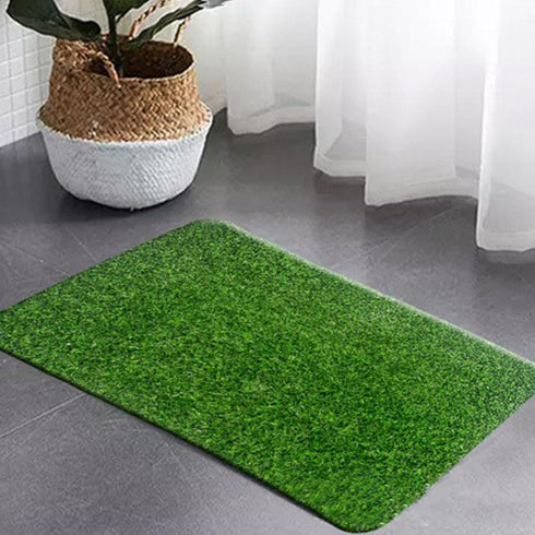 BESPORTBLE Artificial Grass Door Mat, 15.7x23.6inch Realistic Fake Grass Rug for Dogs Patio Balcony Yard Lawn Garden Decor...