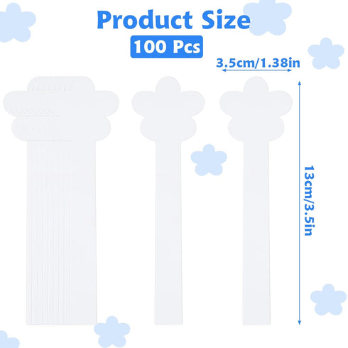 100 Pcs Perfume Test Strips Paper Flower Shaped Disposable White Perfume Test Strips for Fragrances Scents Essential Oils Aromatherapy Testing...