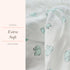 Baby Changing Pad Cover Set Muslin, Portable Contoured Diaper Change Pad Sheet for Boys and Girls by Vlokup, Flamingo...