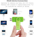 LEIZHAN Micro USB Flash Drive OTG Pen Drive 32GB Thumb Drive Gift Suitable for Samsung Galaxy S7,S7Edge,S6,S6 Edge (Green)...