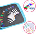 Washable Kids Coloring Markers Set - 12 Pieces Replacement Non-Toxic Drawing Pens for Erasable Doodle Book, Exercise Book, Paper and Other Art Act...