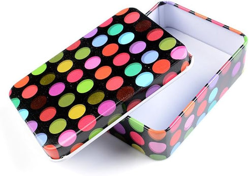 GOOTRADES 4 Pack Mini Iron Tin Box Jewelry Cards Coin Storage Rectangular Bags Case...