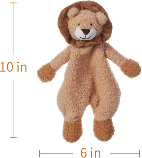 Apricot Lamb Stuffed Animals Security Blanket Yellow Lion Infant Nursery Character Blanket Luxury Snuggler Plush(Yellow Lion, 10 Inches)...