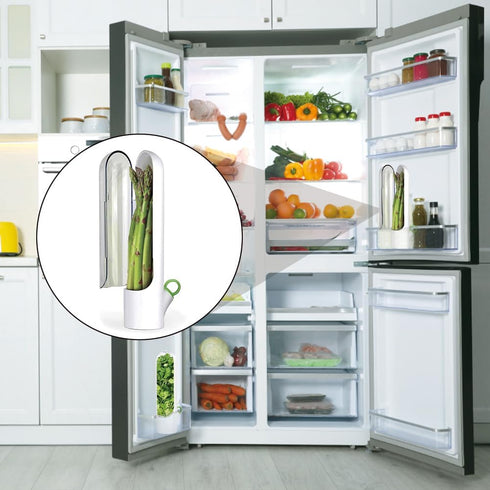 Herb Savor Pod, Saver for Refrigerator Fresh Keeper Container Vegetable Preservation Bottle Vanilla Storage Cup Keep Greens Practical Tool Cilantr...