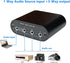 New D3 3(1)-in-1(3)-Out 3.5mm Stereo Audio Switch Source Input Signal switcher selector Splitter Box Mini...