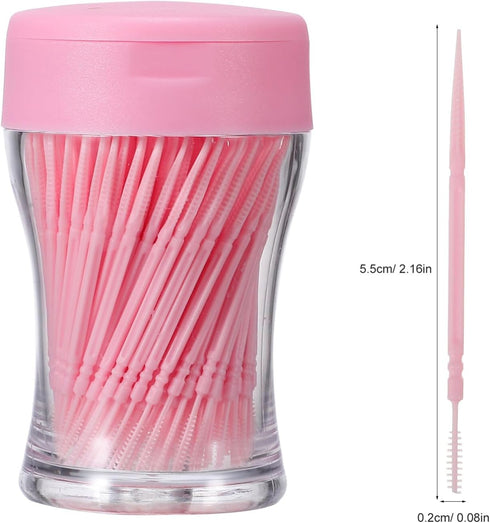 Healifty 1200Pcs Double-Head Toothpicks, Disposable Plastic Toothpicks for Teeth Cleaning Oral Care...