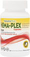 NaturesPlus Hema-Plex Iron - 60 Fast-Acting Capsules - 85 mg Chelated Iron + Vitamin C & Bioflavonoids for Healthy Red Blood Cells - Vegan, Gluten...