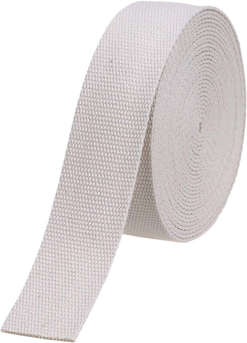 COTOWIN 1.5" Wide Thick Heavy Cotton Webbing?6 Yards (Natural, 1.5")...