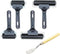 HRJZF Black Printmaking Brayers - Premium Brayer Rollers for Crafting, Hard Rubber Roller Brayers, Vinyl Roller Ink Paint Brush for Wallpapers Sta...