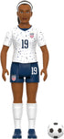 Super7 USWNT Soccer Crystal Dunn - 3.75" U.S. Women's National Team Action Figure with Soccer Ball Accessory Sports Collectibles and Retro Toys...