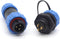 SP13 2pin/3pin/4pin/5pin/6pin/7pin/ 9pin Waterproof Aviation Cable Wire Connectors Plug Socket,IP67 Electrical Cable Connector (3pin, Panel Mount-...
