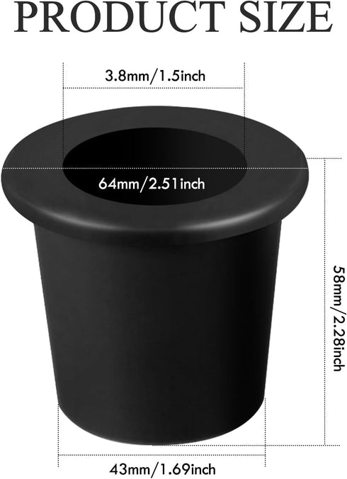 3 Pcs Patio Table Umbrella Hole Ring, Silicone Umbrella Table Hole Insert, Umbrella Cone Wedge Plug for 2 to 2.5 Inch Patio Table Hole and 1.5 Inc...